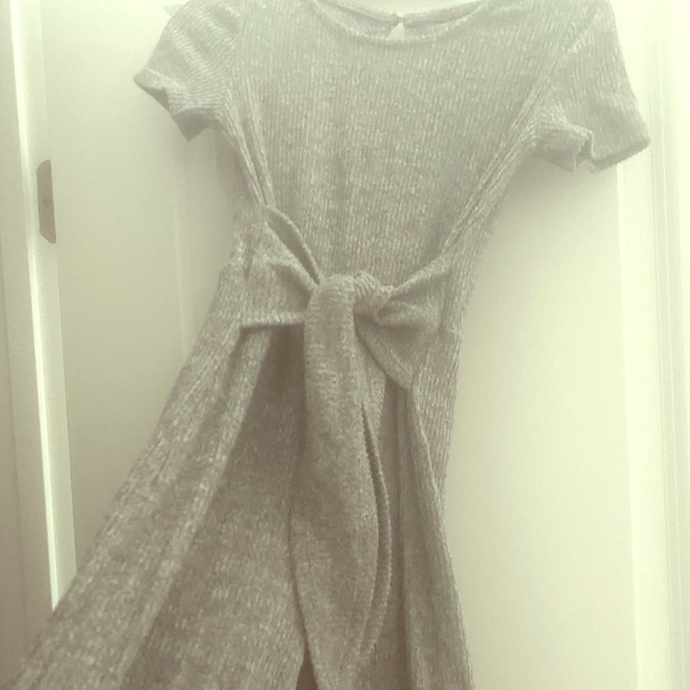 Gray kids romper